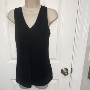 WHBM Textured Black Tank Top size XS NWT